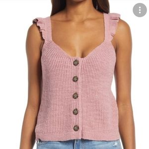 Madewell Ruffle Strap Tank